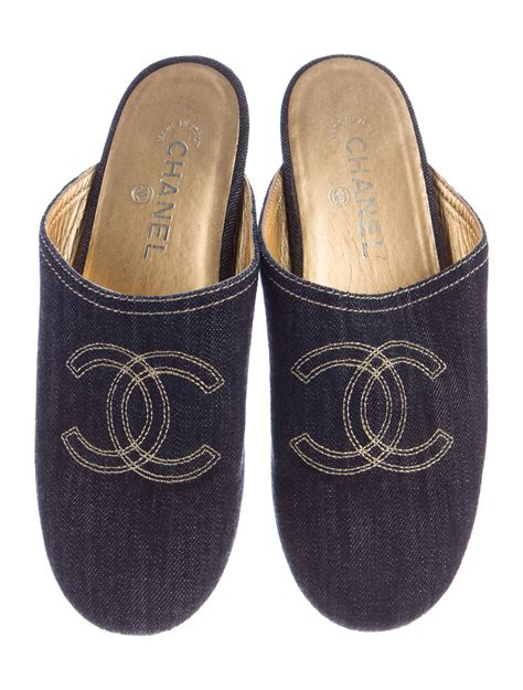 chanel jeans woman|chanel denim clogs.